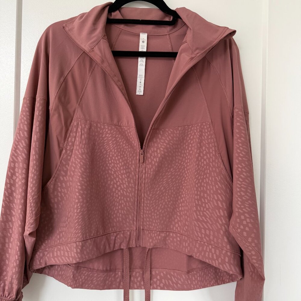 Lululemon In Depth Jacket *Emboss Spiced Chai Size: 4 - Picture 5 of 7